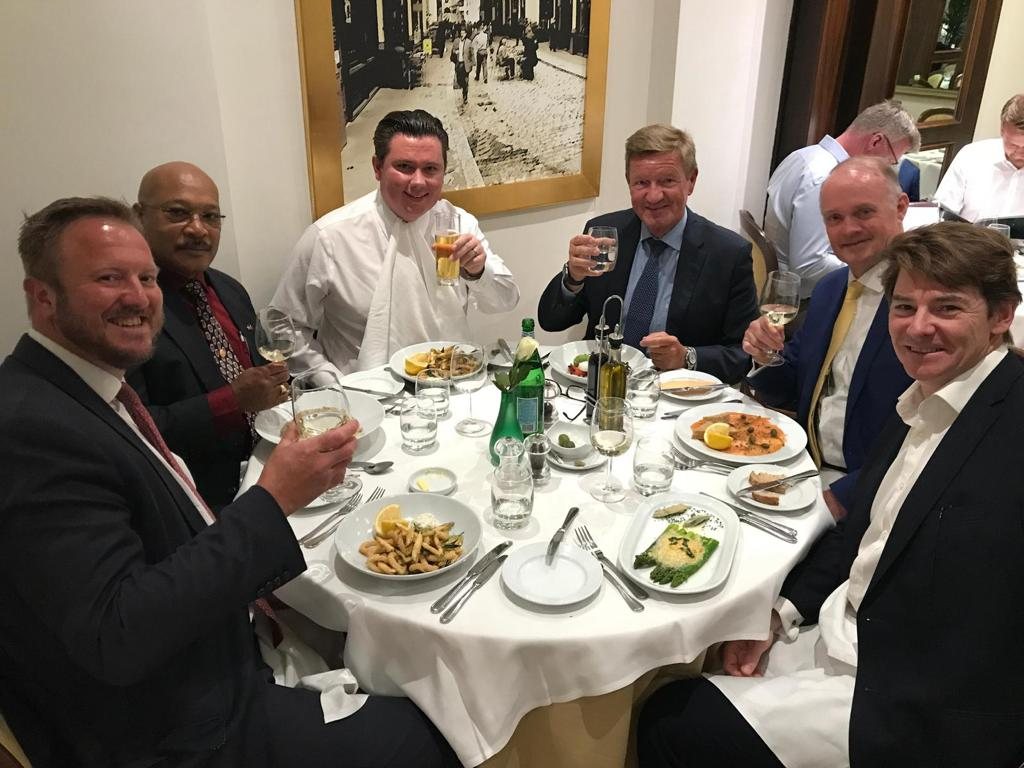 Patrick E. Taylor with Landmark Underwriting in London, June 2023