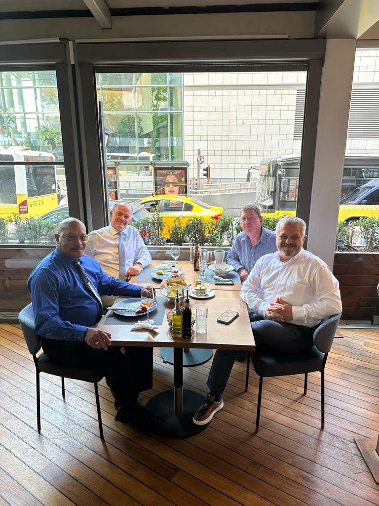 Patrick E. Taylor in Turkey with GRI Sigorta and Neon Reaürans, June 2023