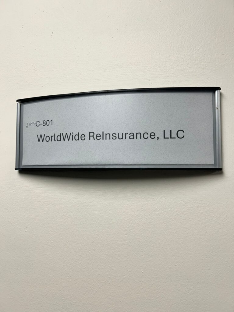 Worldwide Reinsurance office in West Palm Beach, Florida